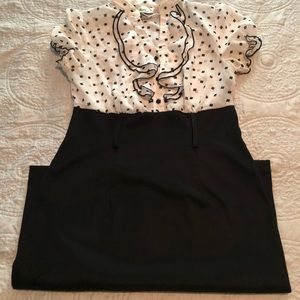 Black and White Dress